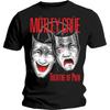 Motley Crue 'Theatre Of Pain Cry' Black T Shirt - NEW