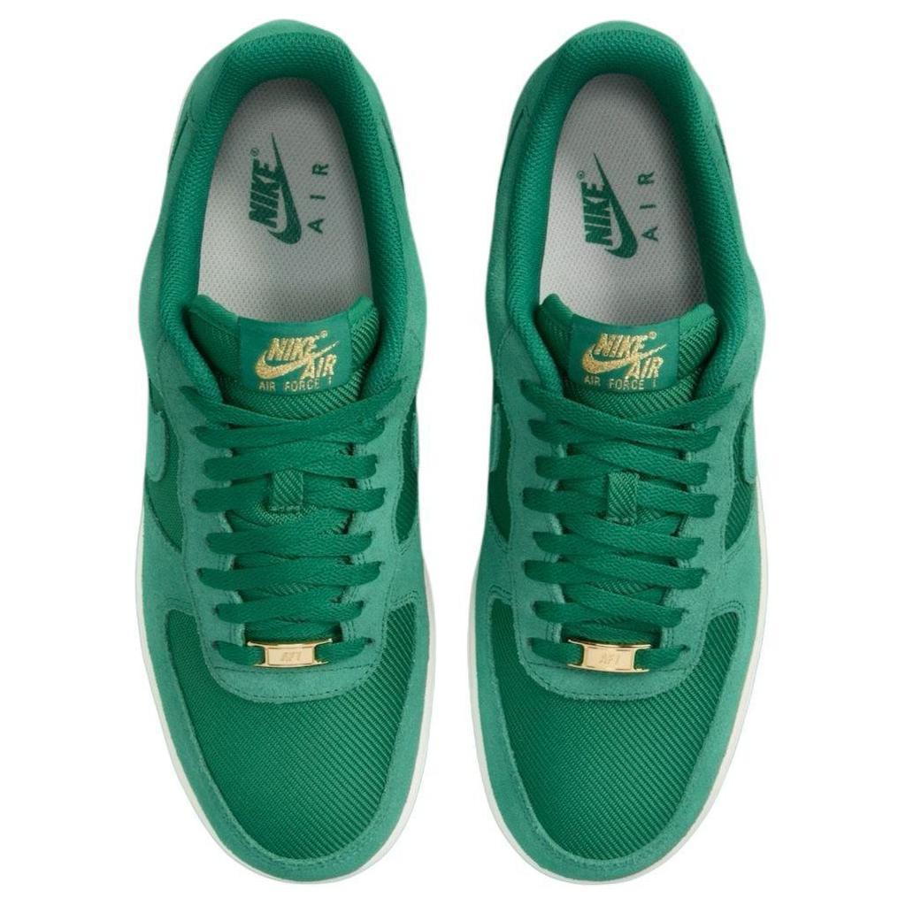 Nike Кроссовки мужские Nike Air Force 1 07 LV8 Malachite Зеленый Бледно-Слоновая кость Металлический Золотой FZ5222-300
