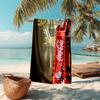 Christmas Gift Halloween Theme Bear Truck Coca Cola beach towel outdoor camping vacation swimming beach towel outdoor absorbent bath towel Y7