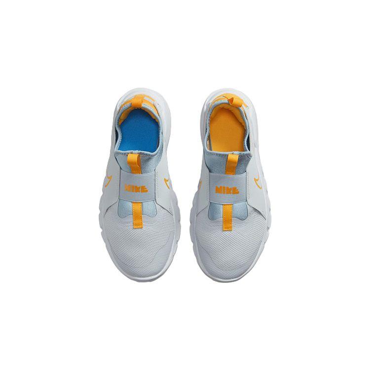 Nike Кроссовки для детей Nike Flex Runner 2 GS Aura University Gold Серый с сине-серым принтом DJ6038-409
