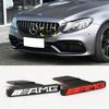 Наклейка-значок логотип на решетку радиатора капота автомобиля для Mercedes Benz AMG GLA GLC GLE GLS GT C E G Класса W177 W210 W211 E53 G63 GT