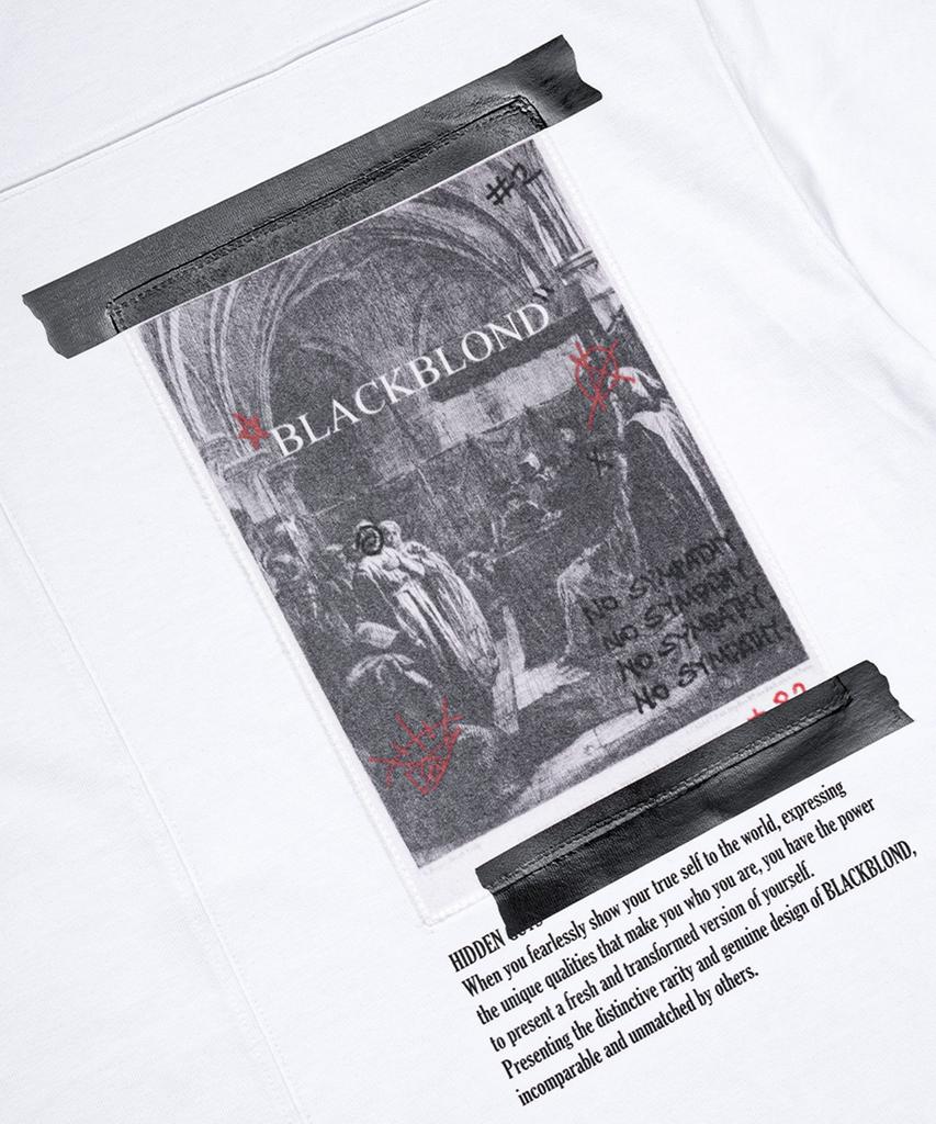BLACKBLOND Vividi 1982 No Sympathy Short Sleeve T-Shirt (White)