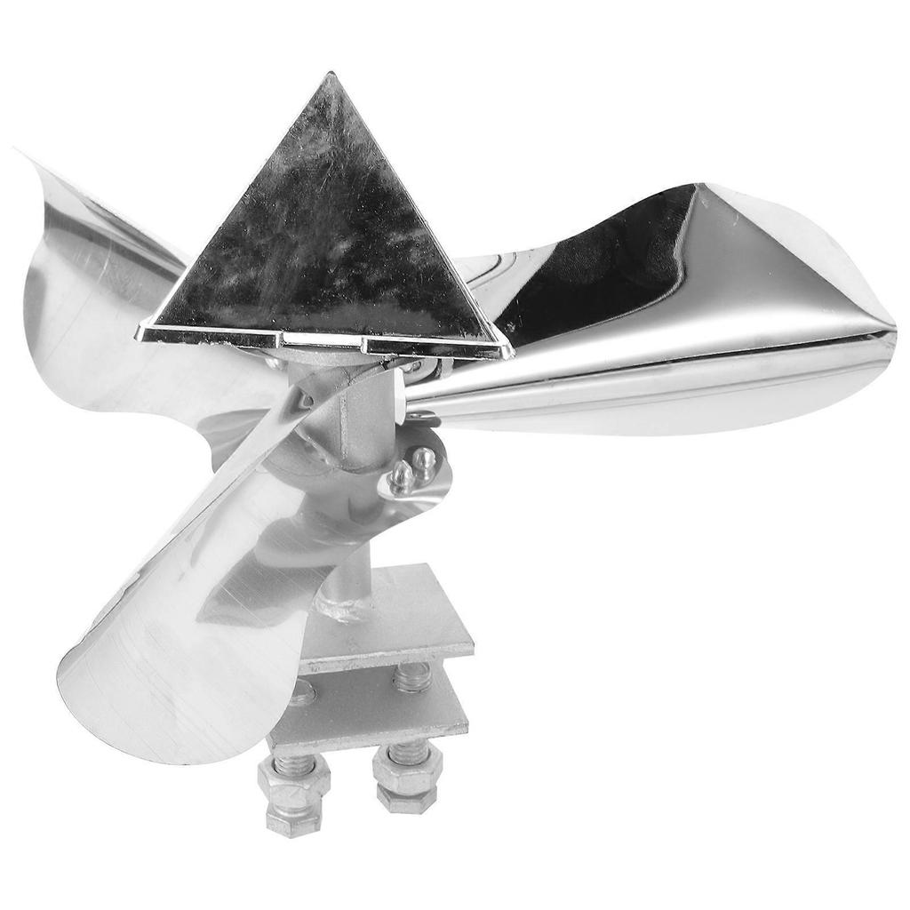 Reflective Windmill Bird Device Electric 24x24cm Stainless Steel Bird Repelling 1Pack