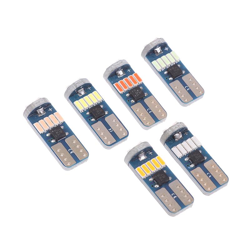 4 шт. T10 W5W Светодиодная 194 Canbus Лампа 4014/15 SMD 12V Для Салона Автомобиля Лампа Для Чтения Габаритные Огни Лампочки Номерного Знака Купольный Сигнал