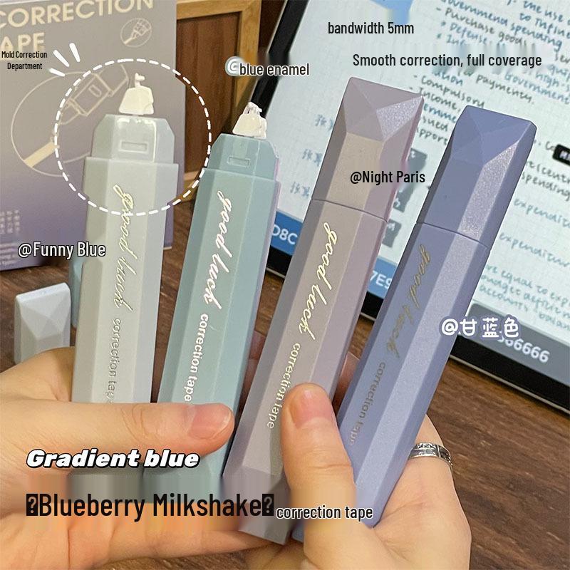 Градиентная бесшумная корректирующая лента в виде ручки - Большая емкость, гладкая, не рвущаяся