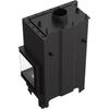 Water heating fireplace KRATKI MBM Right 12 kW Ø 180 self closing door