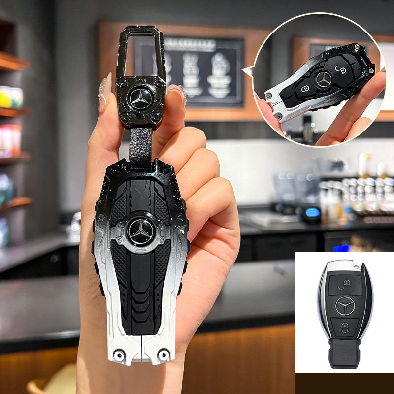 2025 Новый чехол-обложка для умного ключа автомобиля с дистанционным управлением для Mercedes Benz A B C E S Class C200 C300 E350 E260L W205 CLA CLS GLA GLC GLE GLS Acc