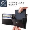 Wallet Bifold Wallet Wallet Genuine Leather Popular Wallet with Coin Purse Boosters Pueblo Thin Leather Large Capacity Card Bill Holder Cognac