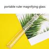 Data Processing Ruler Magnifier Acrylic Magnifying Bar Home Magnifying Ruler  Elder