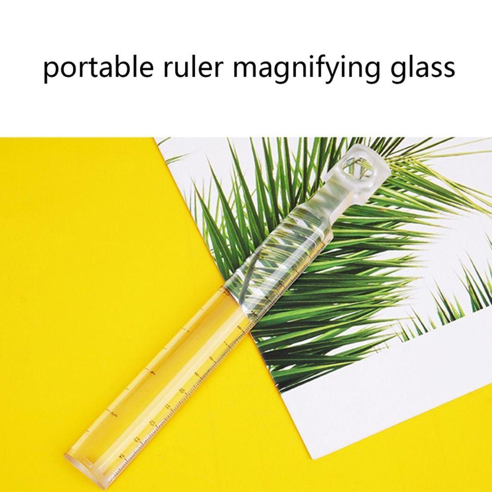 Data Processing Ruler Magnifier Acrylic Magnifying Bar Home Magnifying Ruler  Elder