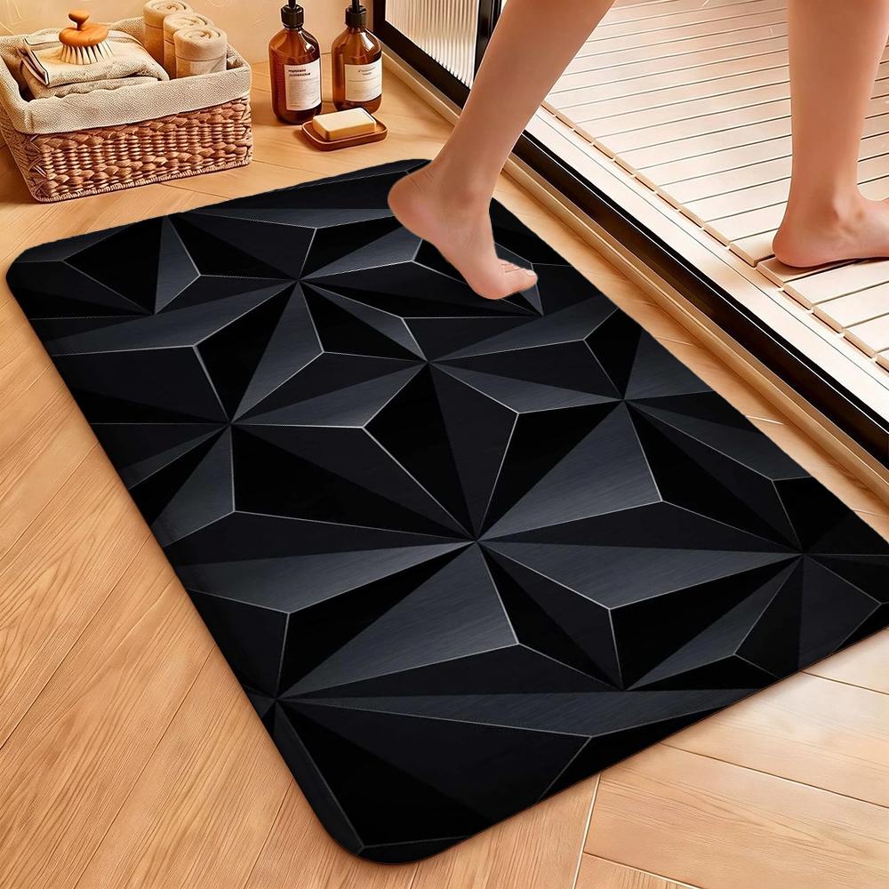 Neon Geometry Indoor Rug Durable Stainresistant Easyclean Carpet For Bedroom Kitchen Bathroom Home Decor Birthday Gift