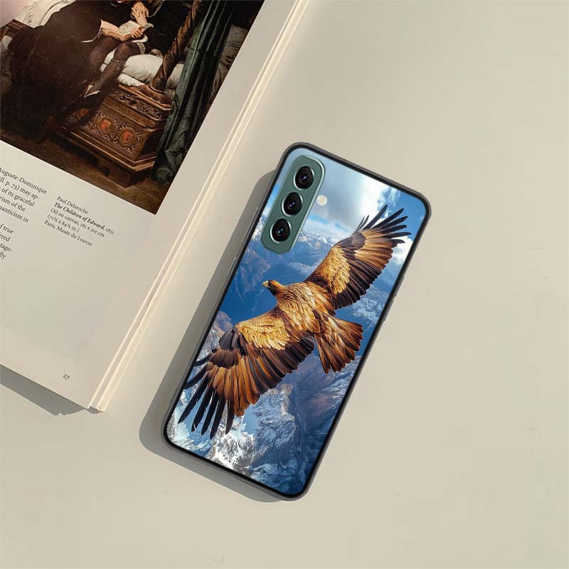 Чехол для телефона "Парящий орел охотится" для Samsung A54 A14 A24 A34 A17 A37 A57 A55 A35 A25 A15 A07 A05S A04S A12 A22 A32 A52S A72 Gala