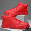 Classic Fashion Red Sneakers for Men Women Warm Plush Sneakers Men Non-slip High Top Sneakers Big Size 45 Zapatillas De Hombre
