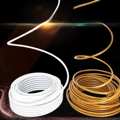 Сине-зеленая золотая формовочная трубка: Гибкая белая ПВХ свадебная цветочная арка-столб