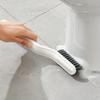 [Щетка для щелей 2-в-1] V-образная щетка для щелей 2-в-1 | Щетка для пола с длинной ручкой и зажимами для чистки для ванной, туалета, раковины, ванны, плитки, жесткая щетина для чистки