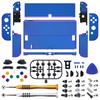 eXtremeRate Switch OLED Backplate PC Compatible with Switch Handheld Includes Kickstand and Full Button Set & Stand, Joy-Con Controllers, [Chameleon