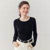 Fanzhen Women's Slim-Fit Cashmere Blend Round Neck Sweater