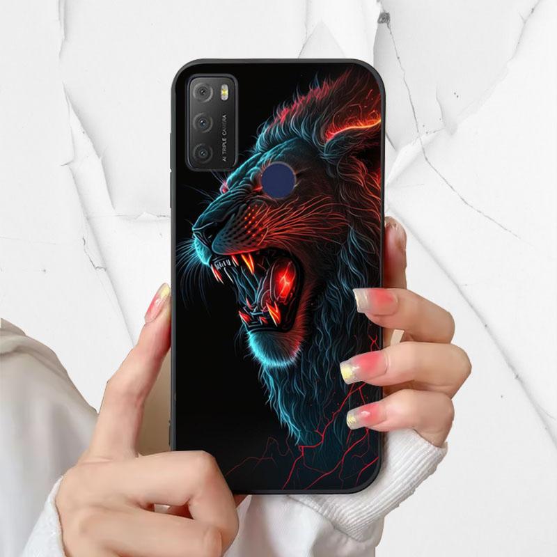 For Alcatel 1S 2021 Case 6025H 6025D Fashion Silicone Soft TPU Phone Cover For Alcatel 1 S 2021 1S(2021) Case Funda Coque Bumper