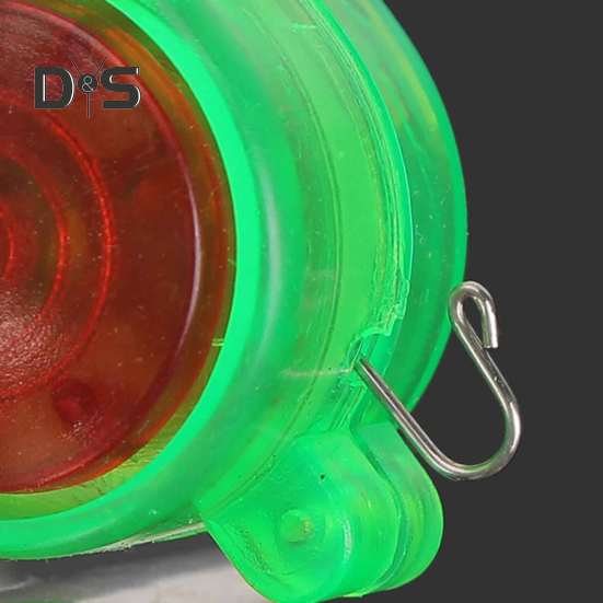 2 шт. Сигнализатор поклевки для рыбалки с силиконовым зажимом 80 дБ, ночной сигнализатор поклевки, светочувствительный электронный индикатор поклевки, датчик удара, светодиодная лампа для рыбалки