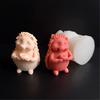 DIY Home Decor And Creative Crafts Mols Portable Silicone Mold For Crafting Detailed Hedgehog Candles Display And Gifts