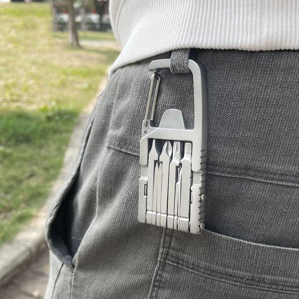 Bottle Opener 10 In 1 Keychain Multitool 10-in-1 Stainless Steel Outdoor Tool Unboxing