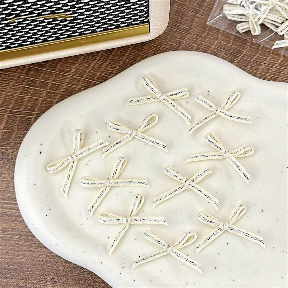 10pcs Hairpin Hair Clip Accessories Handmade Craft Ribbon Bow Accessories Cute Package Decoration