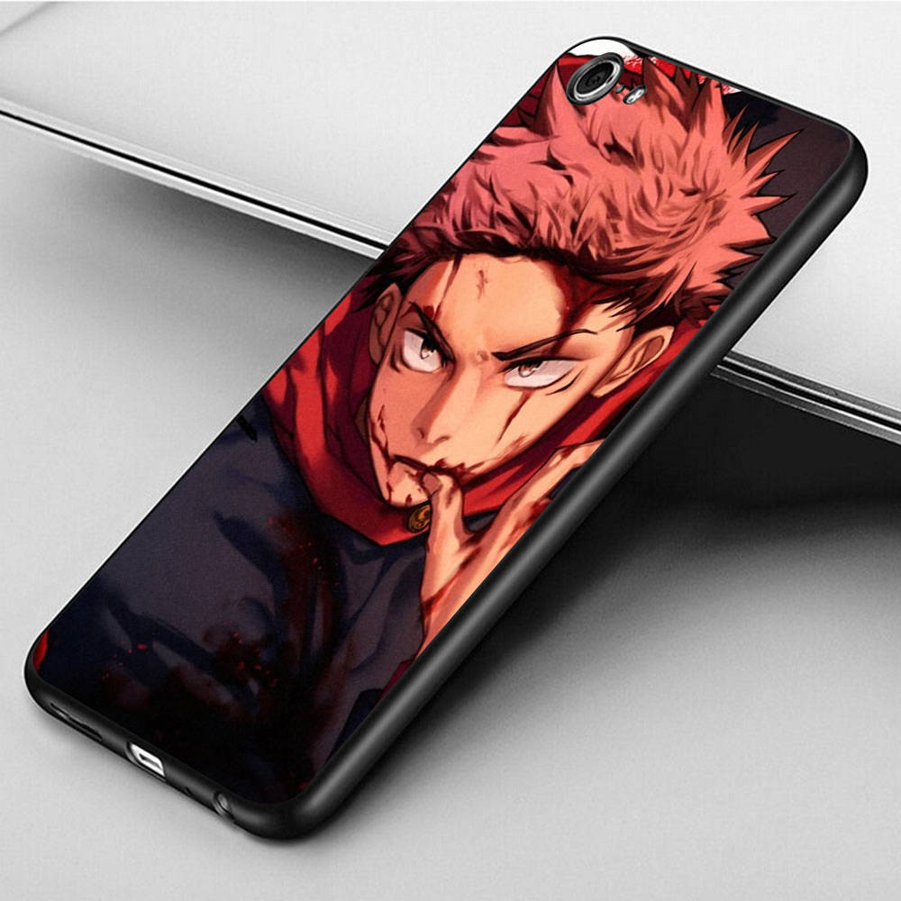 DT17Jujutsu Kaisen Case for OPPO Reno 8 6 5 4 Pro Find X3 A17 A31 A38 A40 A53 A54 A55 A74 A76 A78 A77 A80 A94 A95 A96 Lite Black Soft Cover