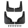 4pcs Mud Flaps Set Anti Splashing Front and Rear Splash Guards for Elantra 20232024 Black