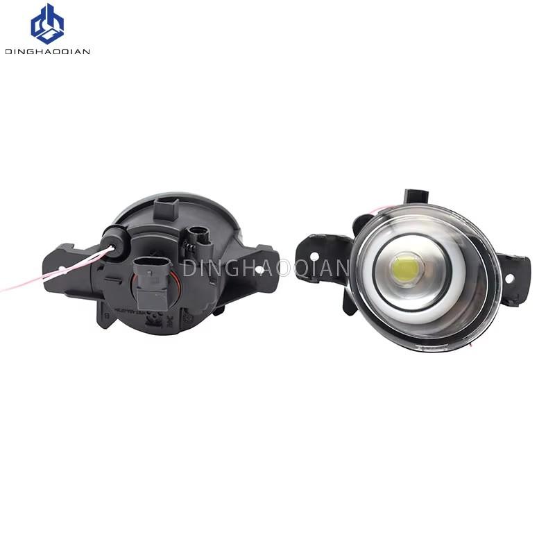 1 пара противотуманных фар Angel Eye для Nissan Dualis J10 JJ10 2007-2015 Автомобильный передний бампер H11 Светодиодная противотуманная фара Дневной ходовой свет DRL 12 В
