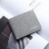 Новый холщовый мужской кошелек кошелек для мелочи однотонный держатель для карт денежная сумка прочная сумка-клатч