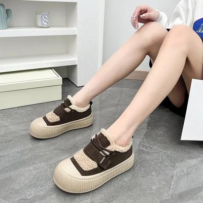 Зимняя женская хлопковая обувь Palfform, сохраняющая тепло, бархатные низкие кеды для женщин, уличная повседневная прогулочная обувь, ботильоны