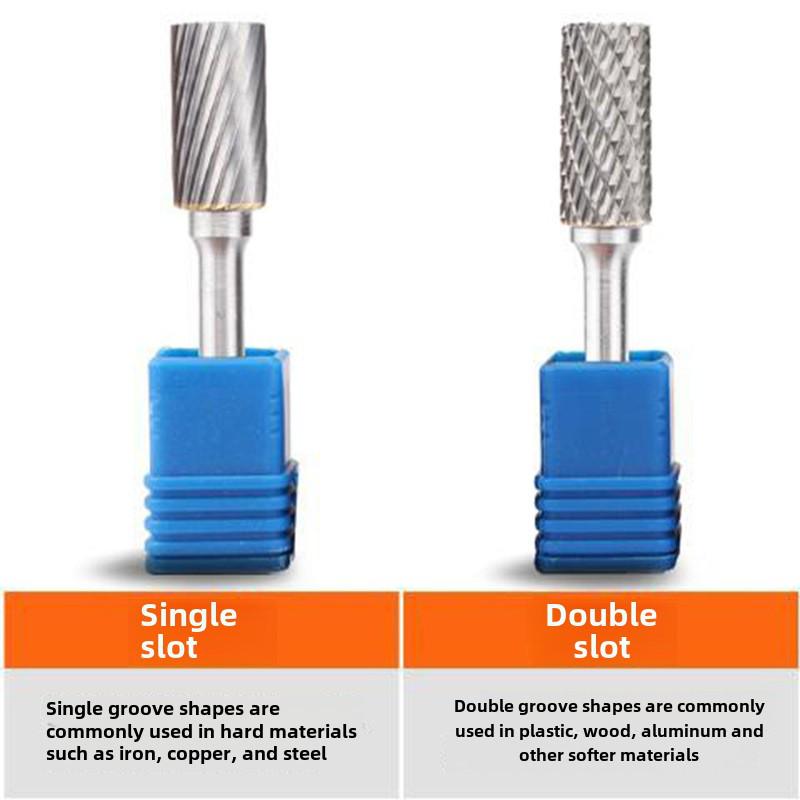 6mm Handle Tungsten Steel Grinding Head Carbide Rotary File for Polishing and Milling