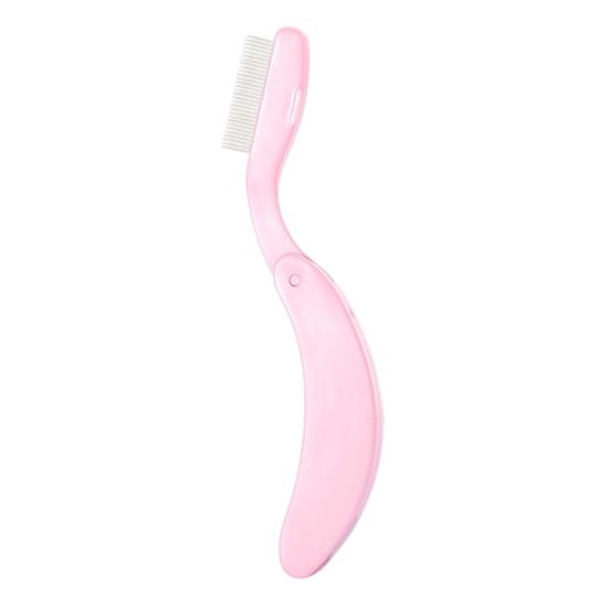 1/2Pcs Eyelash Separator Comb Foldable Handle Lash Separator Tool Stainless Steel Teeth Eyelash Separating Brush Mascara Applicator Comb Women Makeup