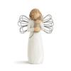 Tree Willow Angels Figurine Embrace Pet Ornament Sculptures Statue Gift Resin