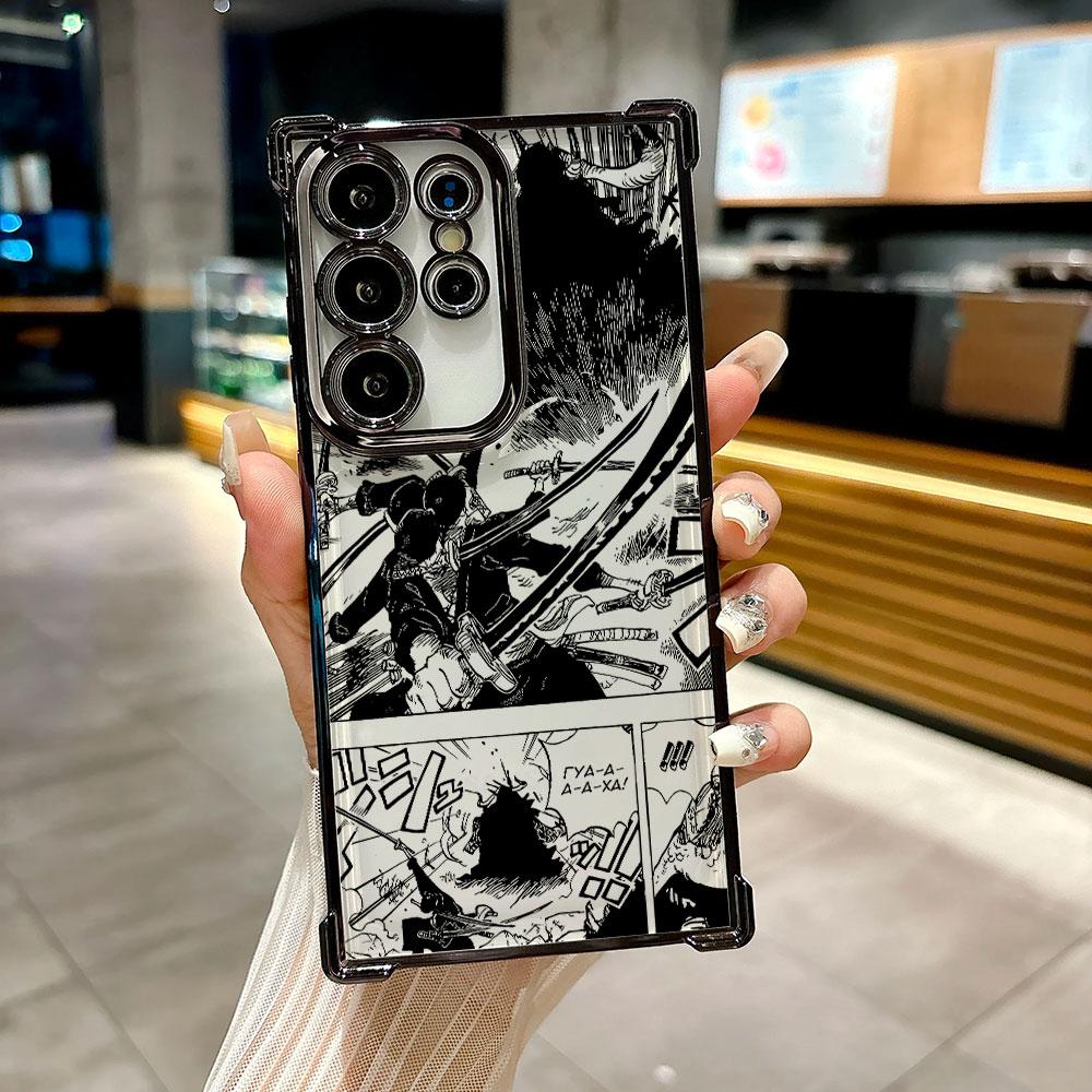 Чехол-бампер Roronoa Zoro One Pieces Manga для телефона Galaxy S26 Ultra Чехол для Samsung S26 S25 S24 S23 S21 Ultra S20 FE S25 Plus
