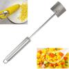 1/2Pcs Corn Peeler Stainless Steel Corn Cob Stripper Tool Corn Thresher for Kernels Removal Ergonomic Handle Easy