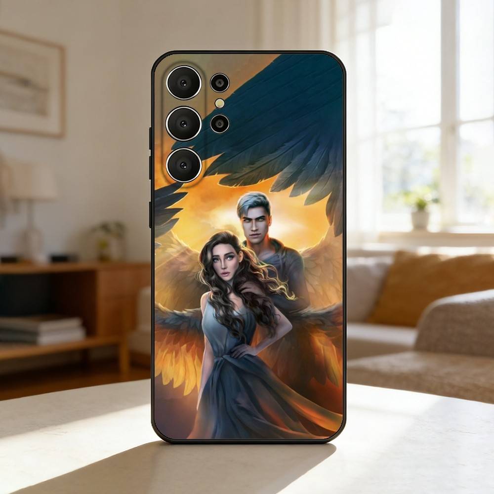 Романтика C-Clubs Игра Мальбонте Вики Чехол для телефона для Samsung S26,S25,24,23,22,30,21,10,9,Ultra,Plus,Lite, Черный Мягкий чехол