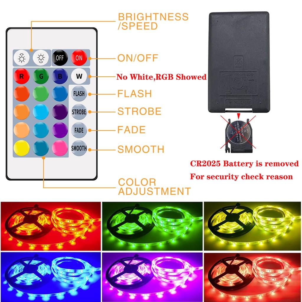 RGB LED Light Bar USB Infrared 24 Key Remote Control Light with 5050 Bluetooth Control TV Computer Background Light