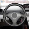 Чехол на руль с ручной оплеткой для Toyota Vios Mark 2 Corolla 2000-04, для Lexus GS430 GS300 2004, перфорированная кожа из микрофибры