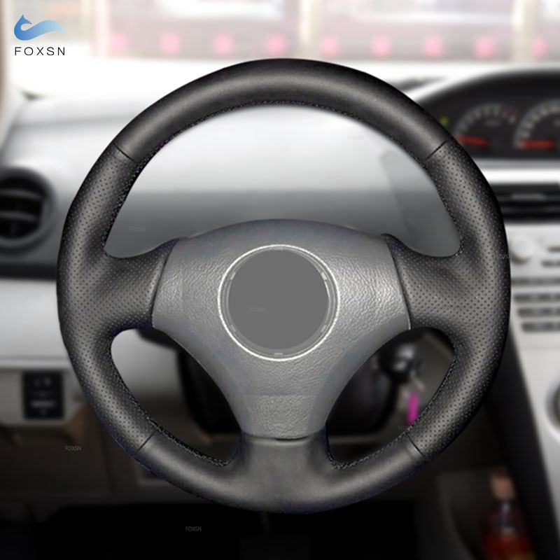 Чехол на руль с ручной оплеткой для Toyota Vios Mark 2 Corolla 2000-04, для Lexus GS430 GS300 2004, перфорированная кожа из микрофибры