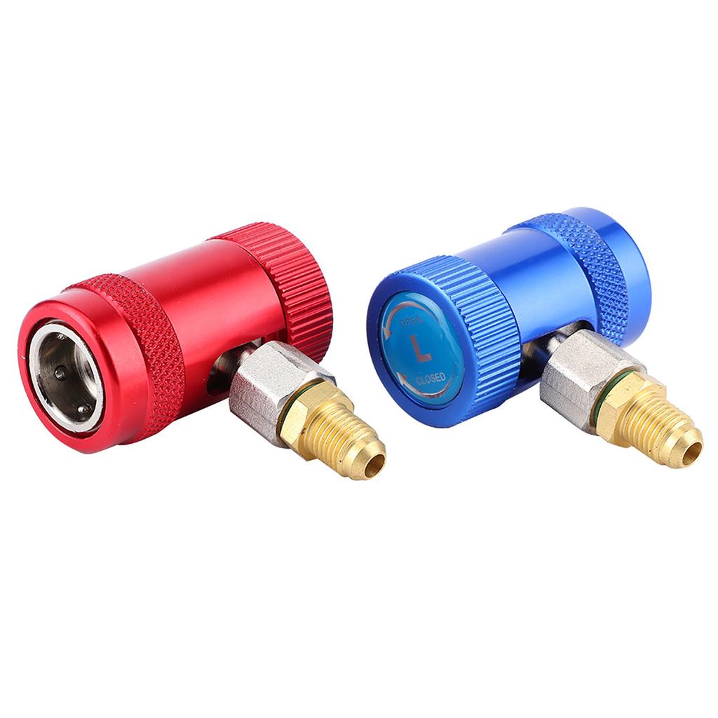 Professional Quick Couplers Air Conditioner Service Port Adapter Fit for R1234yf Refrigerants