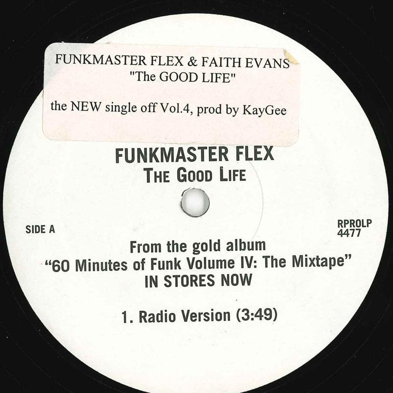 12-дюймовая пластинка FUNKMASTER FLEX FAITH EVANS The Good Life RPROLP4477 НЕ НА ЛЕЙБЛЕ Япония Рэп Хип-Хоп R&B Б/у