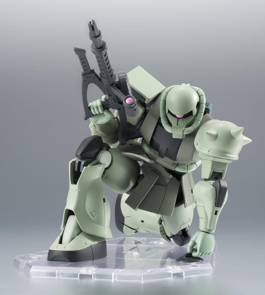 TAMASHII NATIONS ROBOT SPIRITS Мобильный доспех Гандам Zaku Примерно 125 мм ABS ПВХ Окрашенная Подвижная фигурка [SIDE MS] MS-06 Серийный выпуск