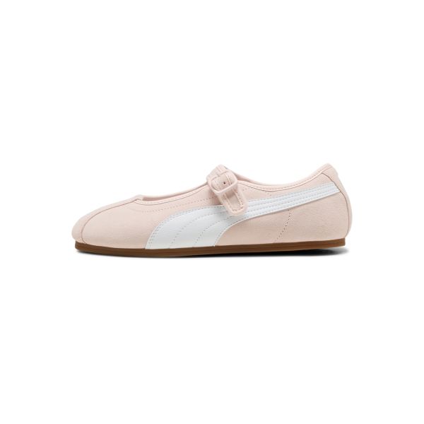 Puma Удобные мягкие плоские туфли Мэри Джейн Женская обувь Розовые 408550-02
