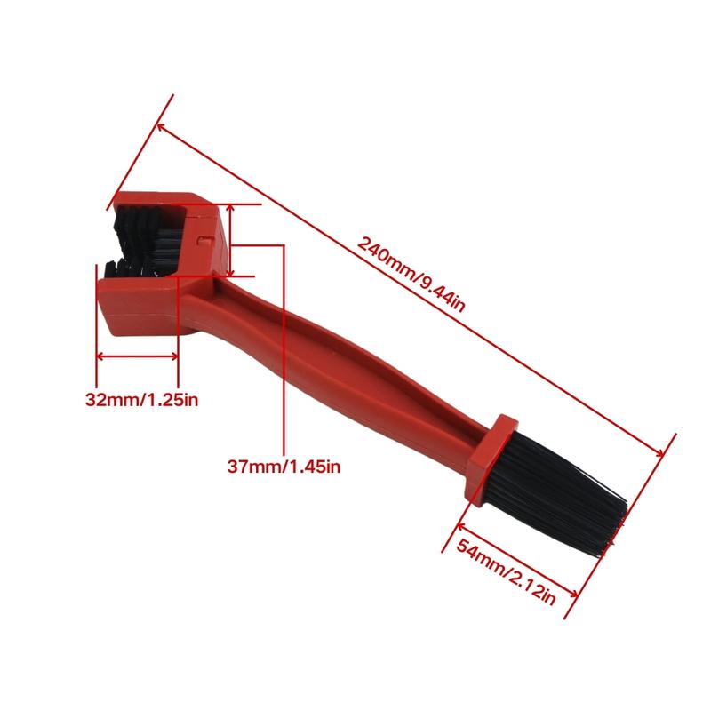 Portable Chain Cleaner Brush For Motorcycle Road Bike Bicycle Moto Clean Maintenance Tool Outdoor Scrubber