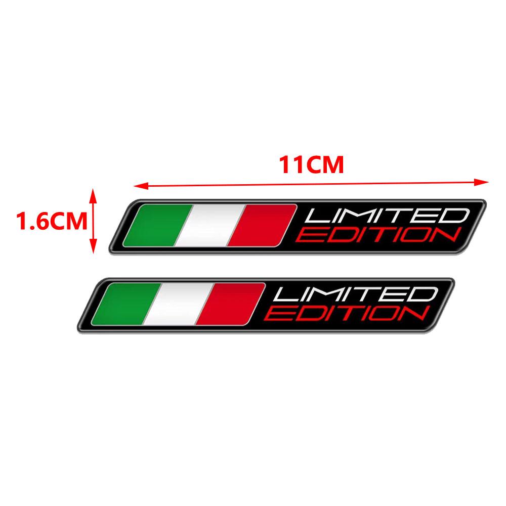 AAWB1 AAPR1 Italy Flag Sticker 3D Emblem Badge Decoration Car Accessories Italian compatible compatible for Motobike Car Bike Truck