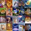 5D Diy Diamond Painting Cross Stitch Kit Diamond Mosaic Embroidery Landscape Animal Cartoon 3d Painting Round Diamond Gift