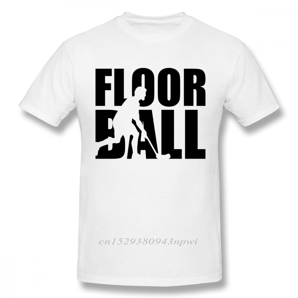 Round Collar Floorball 100 Cotton T Shirt Unisex Novelty Tee Shirt Swag Design Camiseta Guys Punk Designer Streetwear