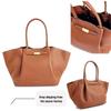 Demellier Genuine Leather Wing Tote: Autumn/Winter Shoulder, Handbag & Underarm Bag
