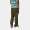 Carhartt WIP SS24 Брюки Marv Свободный крой Прямой крой Однотонные Квадратная этикетка Молния Повседневные брюки Мужские брюки Армейский зеленый I033129-1YS-06